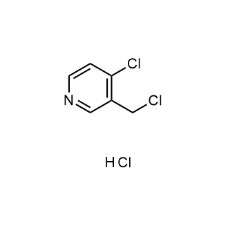 4-氯-3-(氯甲基)吡啶(盐酸盐)结构式