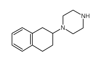 1-(1,2,3,4-四氢萘烯-2-基)哌嗪结构式