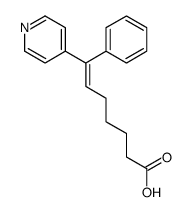 7-phenyl-7-pyridin-4-ylhept-6-enoic acid结构式
