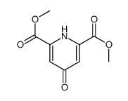 dimethyl 4-hydroxypyridine-2,6-dicarboxylate Structure