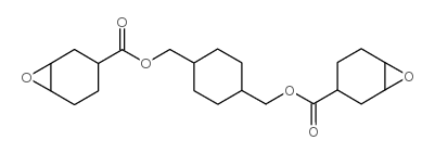 1,4-环己烷二甲醇双(3,4-环氧环己烷甲酸)酯结构式