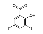 2,4-diiodo-6-nitrophenol结构式