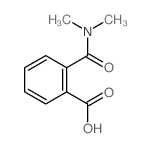 Benzoic acid,2-[(dimethylamino)carbonyl]- Structure