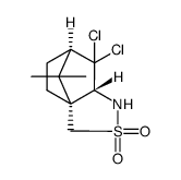 (-)-2,10-(3,3二氯樟脑)磺内酰胺结构式