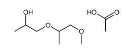 acetic acid,1-(1-methoxypropan-2-yloxy)propan-2-ol结构式