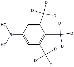(3,4,5-tris(methyl-d3)phenyl)boronic acid Structure