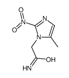 2-(5-methyl-2-nitroimidazol-1-yl)acetamide Structure