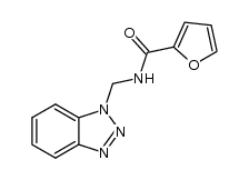 N-(benzotriazol-1-ylmethyl)furyl-2-carboxamide Structure