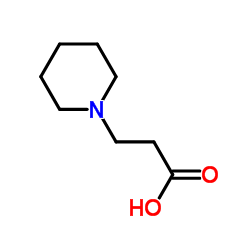 3-(1-Piperidinyl)propanoic acid structure