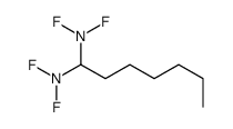 1-N,1-N,1-N',1-N'-tetrafluoroheptane-1,1-diamine结构式
