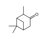 2,6,6-Trimethylbicyclo[3.1.1]heptan-3-one Structure