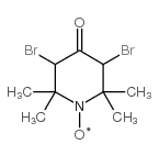 3,5-Dibromo-4-oxo-2,2,6,6-tetramethylpiperidin-1-yl structure