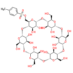 Mono-6-O-(p-toluenesulfonyl)-α-cyclodextrin structure