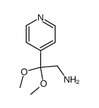 2,2-dimethoxy-2-(4-pyridyl)-ethylamine Structure