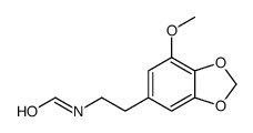 N-[2-(7-methoxy-1,3-benzodioxol-5-yl)ethyl]formamide结构式