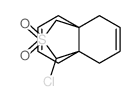 9-chloro-1,4,5,8-tetrahydro-4a,8a-(methanothiomethano)naphthalene 10,10-dioxide Structure