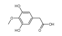 (3,5-dihydroxy-4-methoxyphenyl)acetic acid结构式