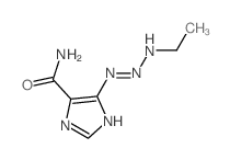 (5E)-5-(ethylaminohydrazinylidene)imidazole-4-carboxamide结构式