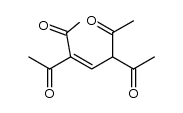 3,5-diacetyl-hept-3-ene-2,6-dione结构式