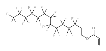 3,3,4,4,5,5,6,6,7,7,8,8,9,9,10,10,11,11,12,12,13,13,14,14,14-pentacosafluorotetradecyl prop-2-enoate Structure