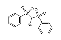sodium salt of bis(phenylsulfonyl)methane Structure