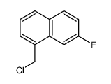 8-chloromethyl-2-fluoronaphthalene Structure