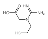 2-(carbamimidoyl-(2-sulfanylethyl)amino)acetic acid Structure