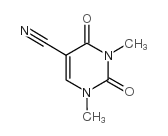 1,3-二甲基-5-氰基尿嘧啶结构式