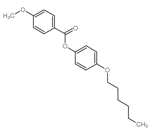 4-hexyloxyphenyl 4-methyloxybenzoate结构式
