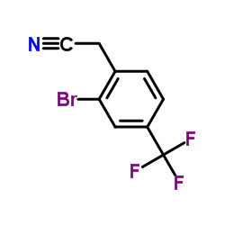 [2-Bromo-4-(trifluoromethyl)phenyl]acetonitrile picture
