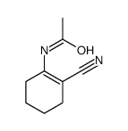 N-(2-CYANO-CYCLOHEX-1-ENYL)-ACETAMIDE结构式