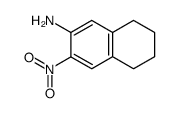 2-amino-3-nitro-5,6,7,8-tetrahydronaphthalene Structure