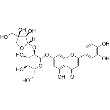 药芹二糖苷A结构式