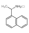 (S)-(-)-1-(1-萘基)乙胺盐酸盐结构式
