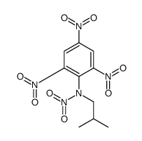 N-(2-methylpropyl)-N-(2,4,6-trinitrophenyl)nitramide结构式