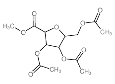 D-Gluconic acid, 2,5-anhydro-, methyl ester, triacetate (9CI) Structure