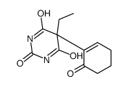 5-ethyl-5-(6-oxocyclohexen-1-yl)-1,3-diazinane-2,4,6-trione结构式