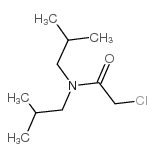 2-氯-N,N-二异丁基乙酰胺结构式