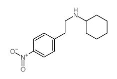 N-[2-(4-nitrophenyl)ethyl]cyclohexanamine Structure