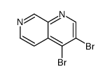 3,4-dibromo-1,7-naphthyridine结构式
