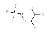 1,1-dichloro-2-fluoro-2-(trifluoromethylperoxy)ethane Structure