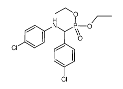 diethyl (4-chlorophenylamino)(4-chlorophenyl)methylphosphonate结构式