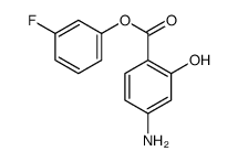 (3-fluorophenyl) 4-amino-2-hydroxybenzoate Structure