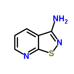 异噻唑并[5,4-b]吡啶-3-胺结构式