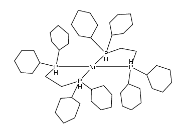 [(1,2-bis(dicyclohexylphosphino)ethane)2Ni] Structure