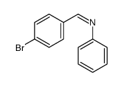 1-(4-bromophenyl)-N-phenylmethanimine Structure