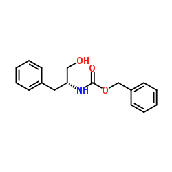 N-苄氧羰基-D-苯丙氨醇结构式