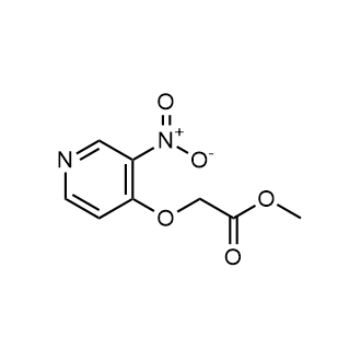 2-[(3-硝基-4-吡啶基)氧基]乙酸甲酯结构式