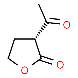 2(3H)-Furanone, 3-acetyldihydro-, (3R)- (9CI) Structure