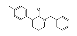 1-benzyl-3-(4-methylphenyl)piperidin-2-one Structure